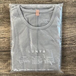 LUNYA Ambient Grey Heather Restore Fitted Dress